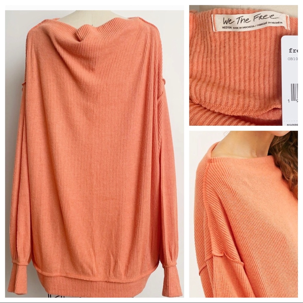 FREE PEOPLE BOHO TUNIC PULLOVER TOP A3C - Picture 8 of 16